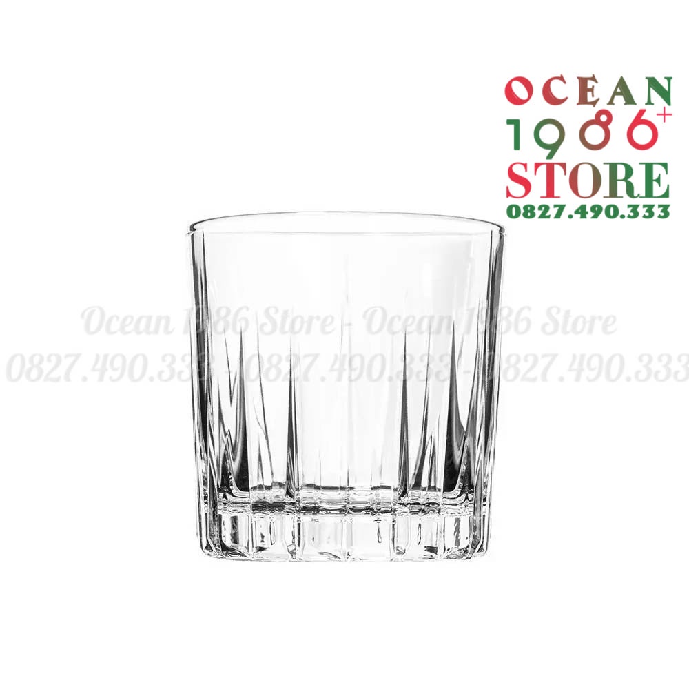 Bộ 6 Ly Whisky Thủy Tinh Ocean Traze PRE Double Rock 350ml - P03662 Nhập khẩu Thái Lan