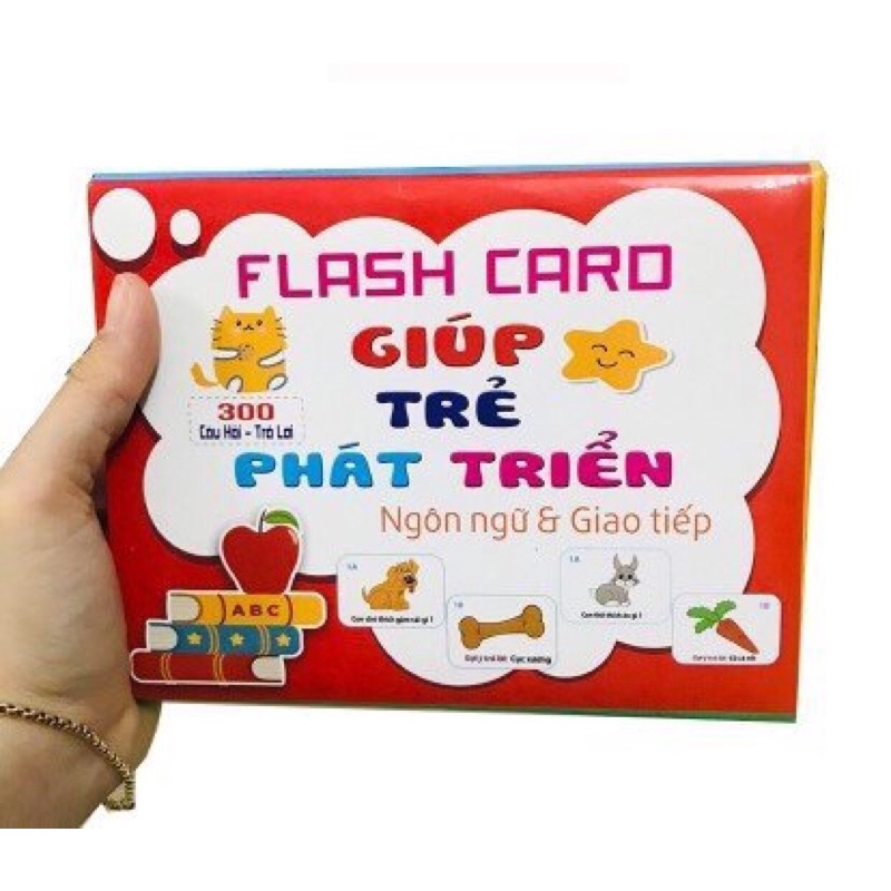 Thẻ học cho bé🏳️‍🌈 Thẻ học giao tiếp, Thẻ phát triển ngôn ngữ cho bé