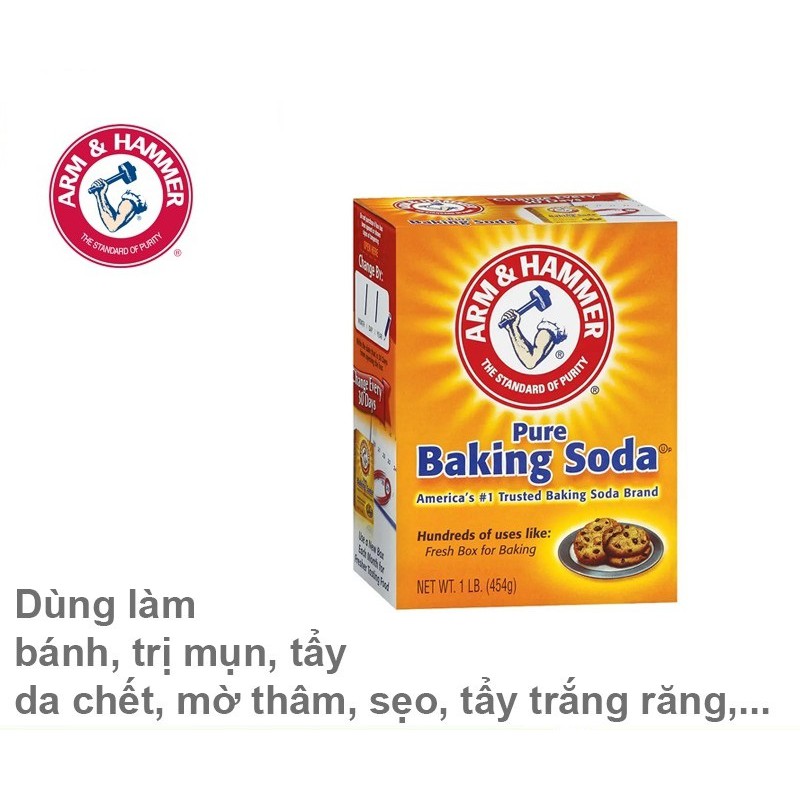 Bột baking soda đa công dụng (Hộp 454g)