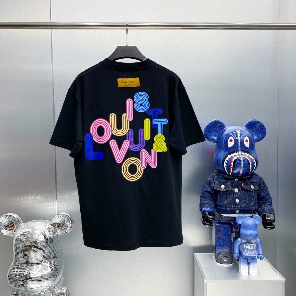 Áo T-shirt Louis Vuitton LV logo 7 màu SC