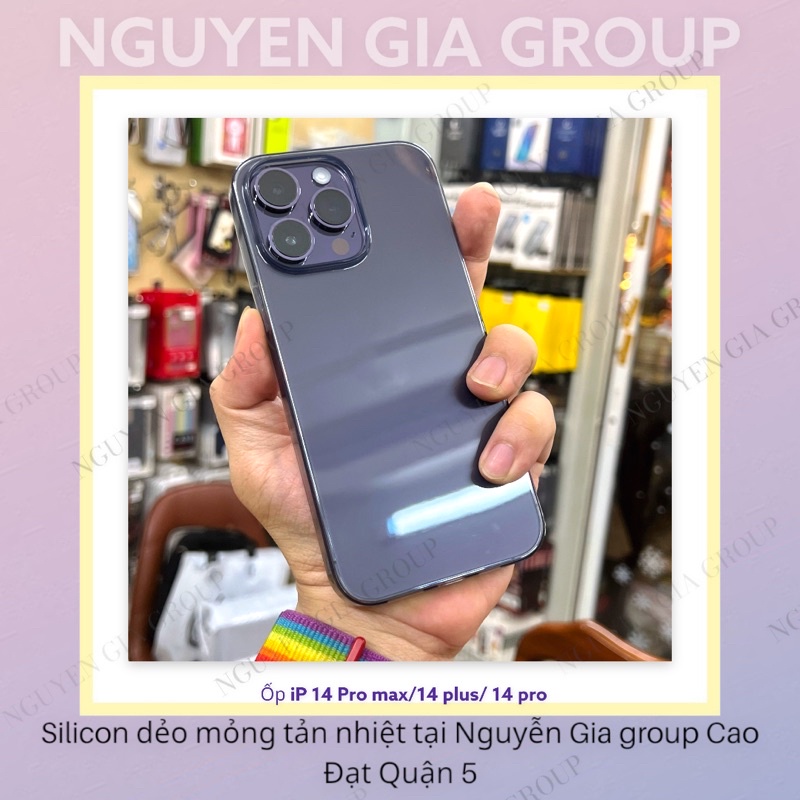 Ốp ip15 pro max Ốp lưng silicon dẻo siu mỏng HOCO slim case  iP 14 Pro Max ip 14 Plus Nguyễn Gia group Cao Đạt Q5