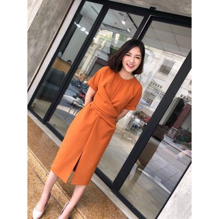 Đầm xoắn eo MNG VNXK