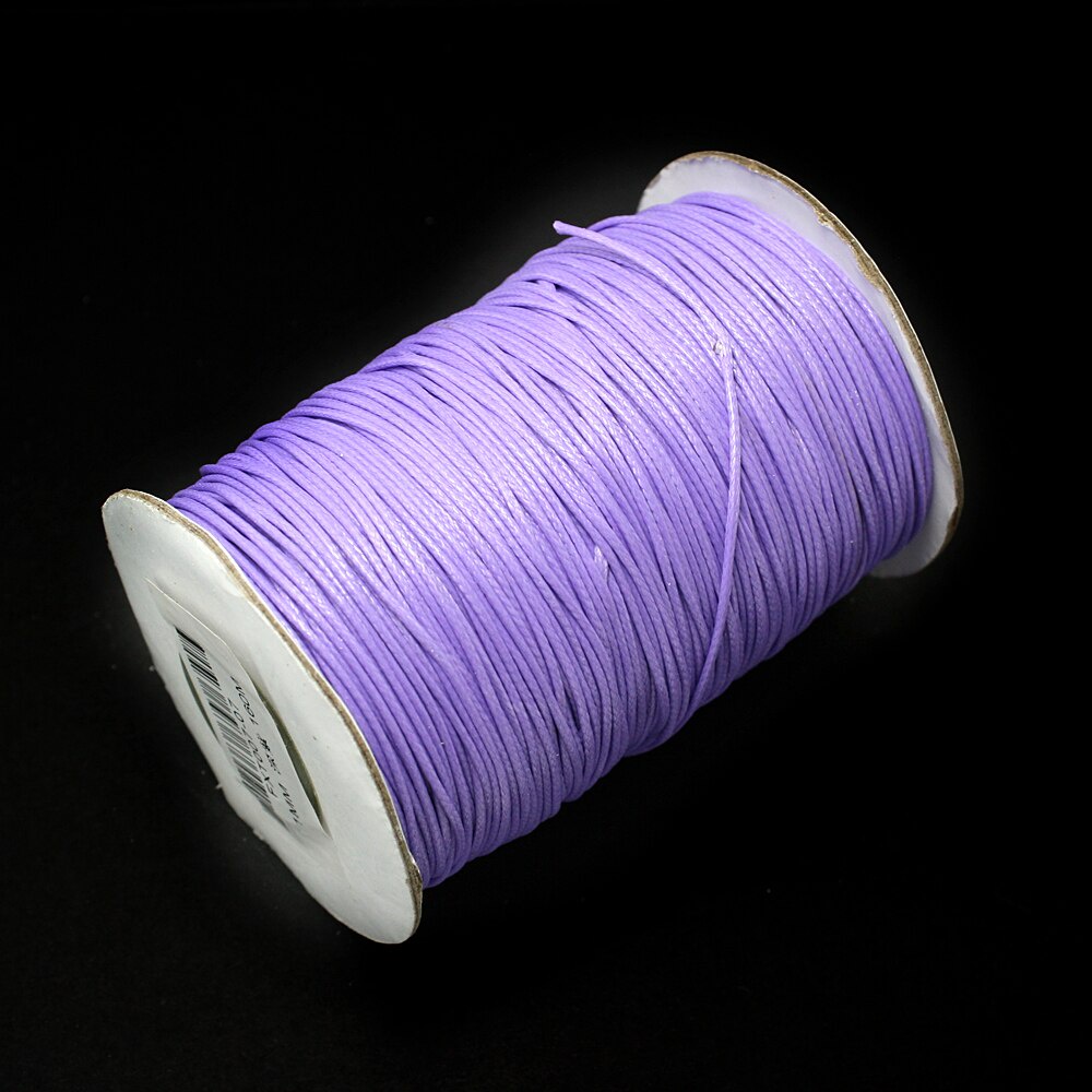 Cuộn dây cotton sáp dài 15m đường kính 1mm dùng làm đồ trang sức thủ công