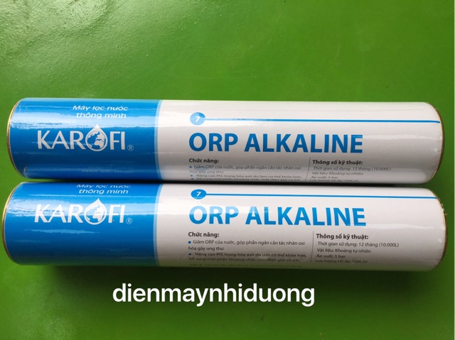 LÕI LỌC KAROFI SỐ 7 (ORP ALKALINE) - lõi 7 karofi chính hãng