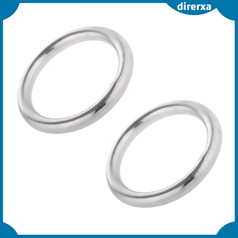 Bộ 2 Vòng Tròn Bằng Thép Không Gỉ 304 Độ Bền Cao 25 / 35 / 45 / 60mm Cho Thuyền