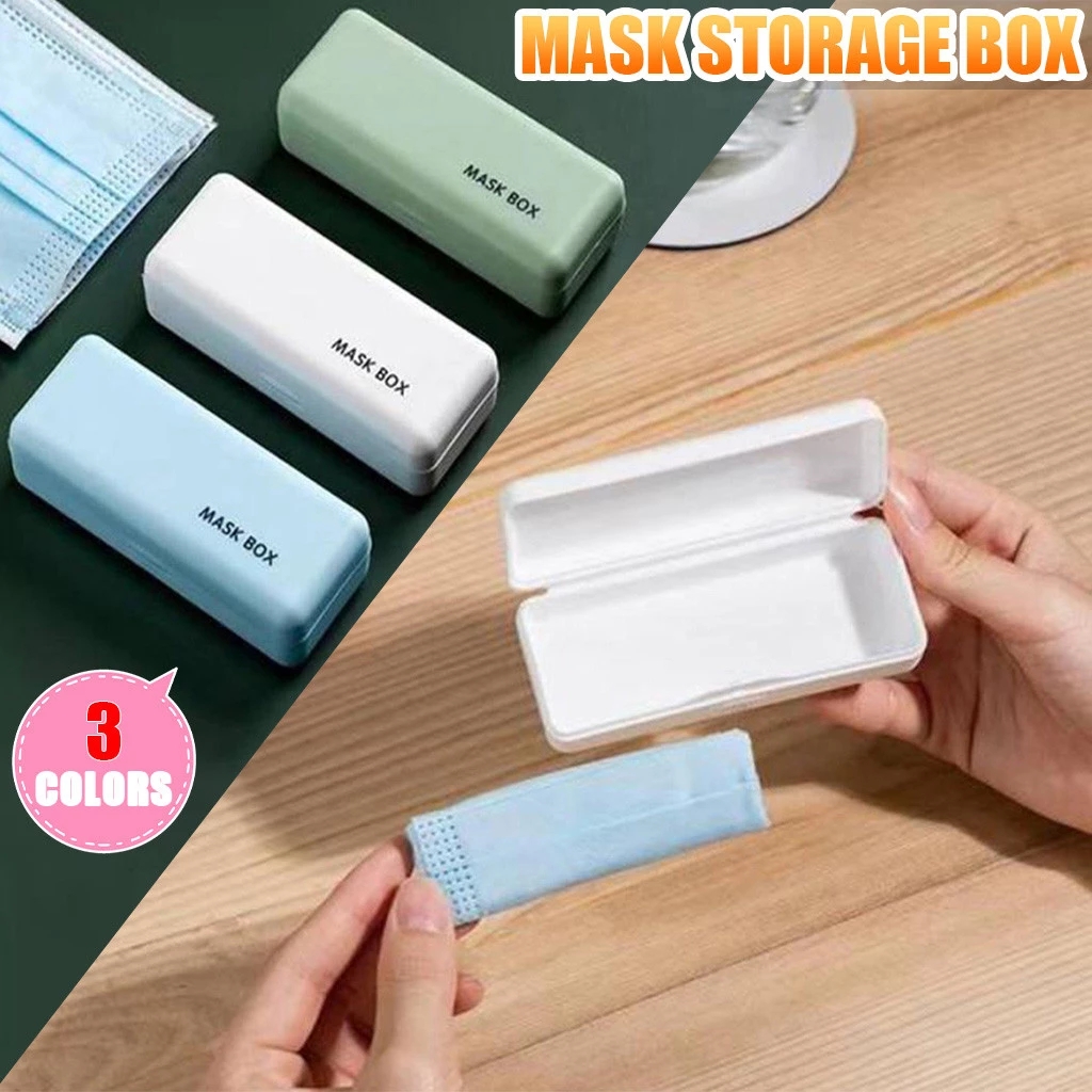 Hộp Đựng Khẩu Trang Mini Chống Ẩm Bằng Nhựa Tiện Dụng