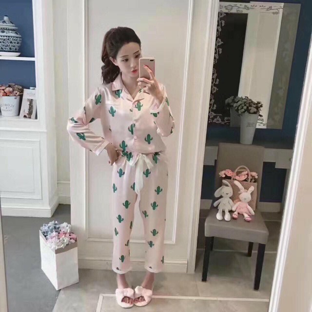 Pizama lụa cao cấp 310k sale 200k