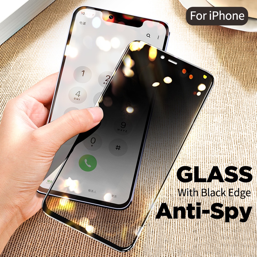 Kính Cường Lực chống nhìn trộm cho iPhone 11 12 13 Pro Max 13 Mini X XS Max XR 6 6s 7 8 Plus SE 2020