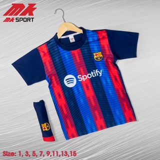 Bộ thể thao trẻ em Barca & Real 2021-2022 mới nhất