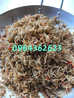 Phan Thiết - Cá cơm mờm sữa rim tỏi ớt