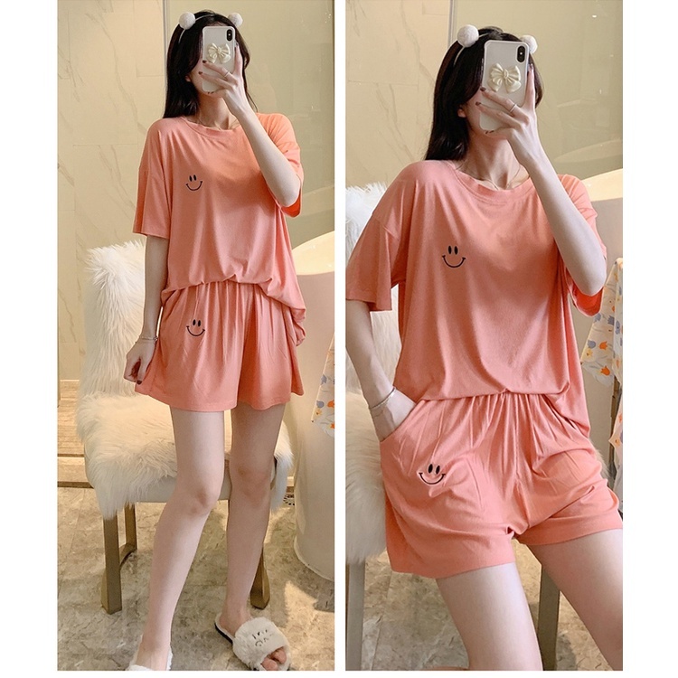 (Rẻ đẹp) Bộ đồ bầu sau sinh, Bộ đùi  bầu MẶT CƯỜI thời trang, kết hợp mặc nhà cực xinh