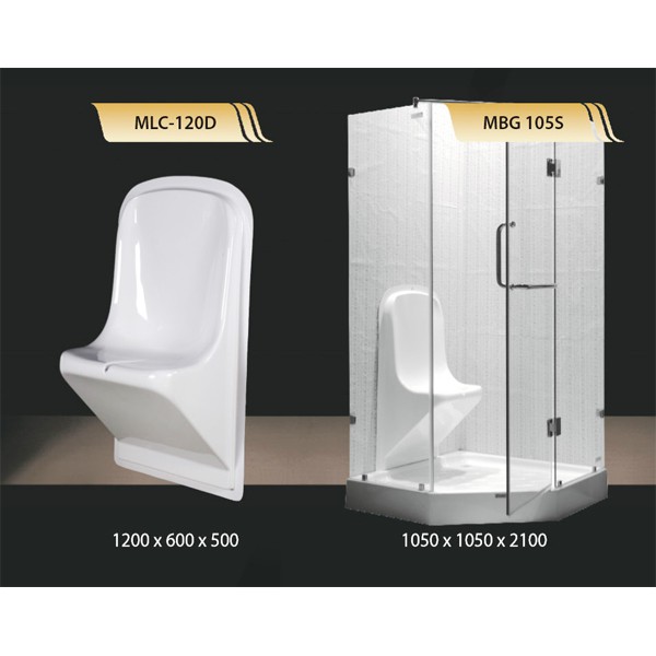 Bồn Tắm Vách Kính Fantiny MBG-105S  chính hãng