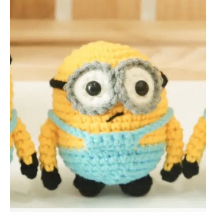 Móc khoá minion bằng len handmade