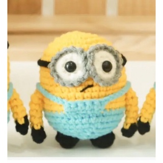 Móc khoá minion bằng len handmade