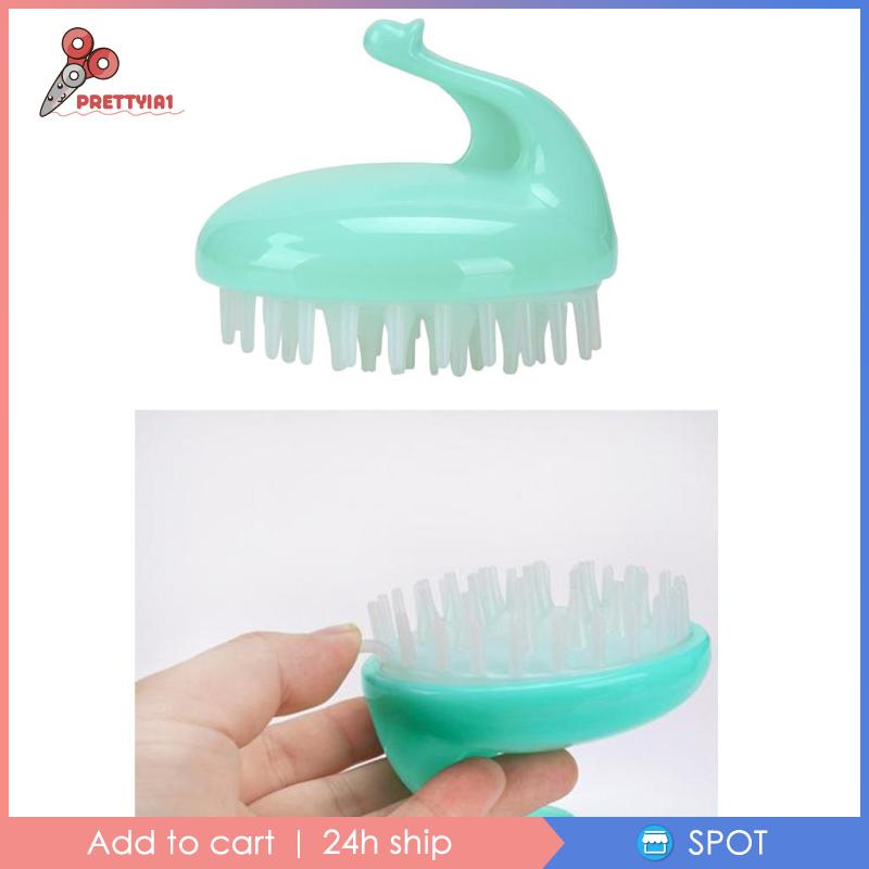 Lược Chải Tóc Massage Da Đầu Khô Và Ướt Prettyia1 Màu Xanh Lá Cho Nữ