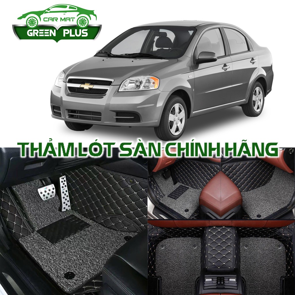 Thảm lót sàn ô tô 6D Chevrolet Aveo chống nước, không mùi, phủ kín 90% sàn xe