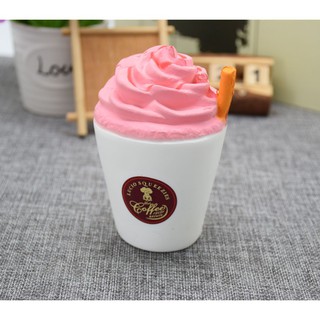 Squishy ly kem trà sữa