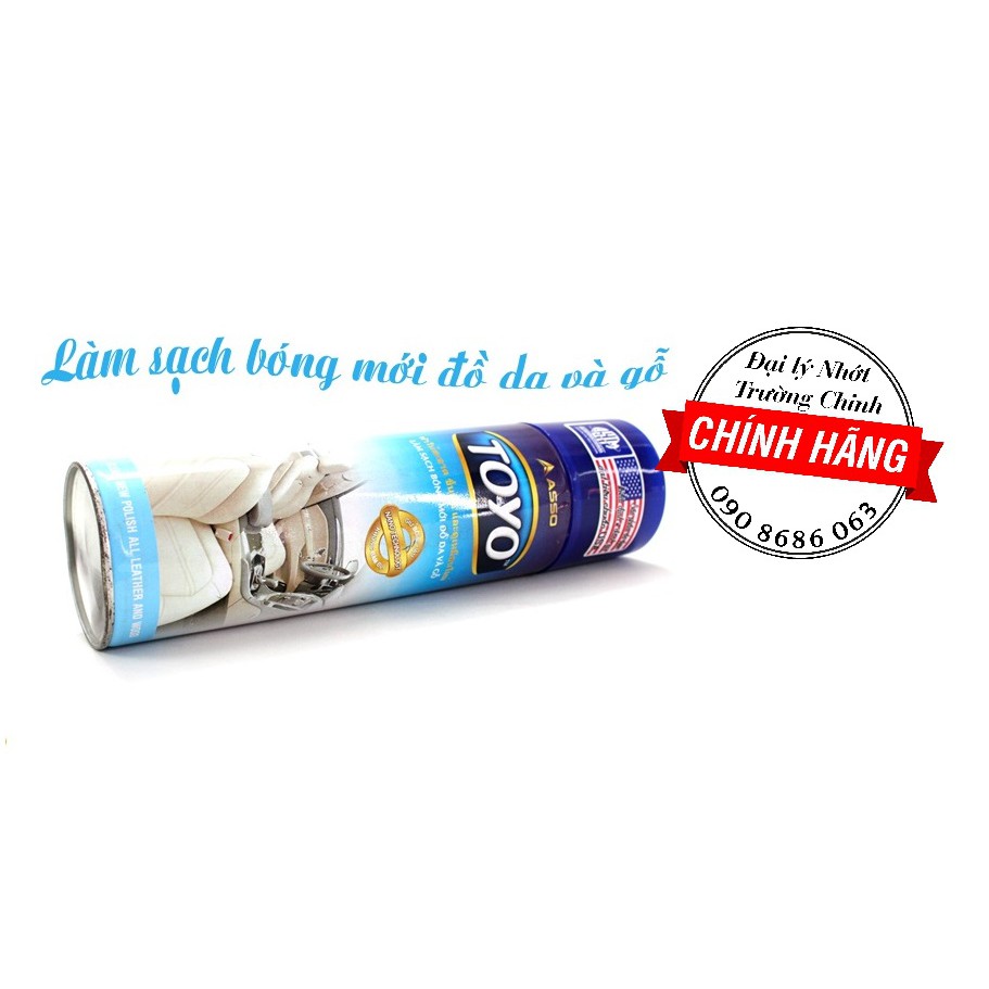 Chai xịt làm bóng bảo vệ bề mặt,bóng gỗ, da salon, ghế da Toyo 500ML