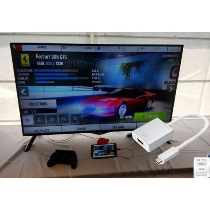 Cáp chuyển tín hiệu type-c ra hdmi, type-c to hdmi, type-c sang hdmi vỏ nhôm chất lượng