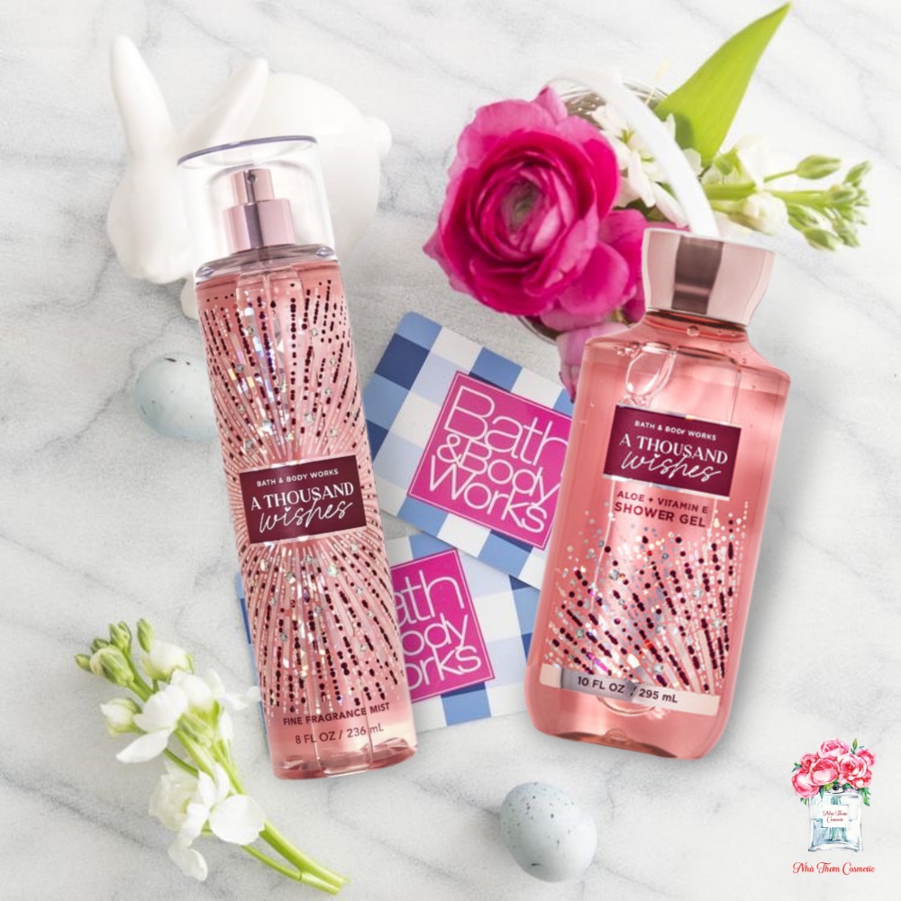 Xịt Thơm Toàn Thân Body Mist Bath & Body Works A Thousand Wishes Hương Thơm Ngọt Ngào 236ml