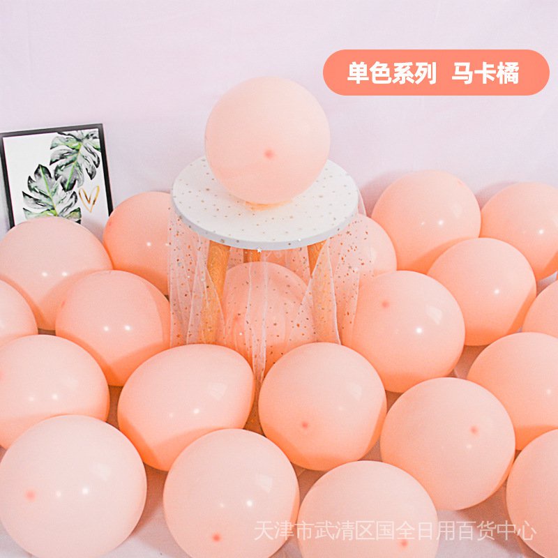 Set 10 / 50 Bong Bóng Cao Su 10 inches 6 Màu Sắc Dùng Để Trang Trí Tiệc