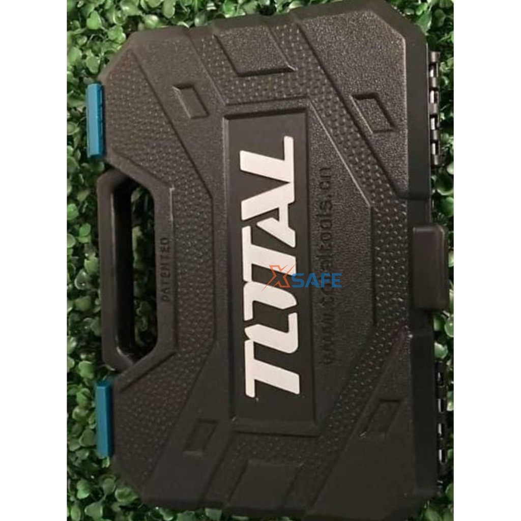 Bộ đồ nghề đa năng 45 chi tiết TOTAL THT141451 1/4&quot; Socket đa dạng CR-V mạ chrome, phủ lớp chống gỉ sét
