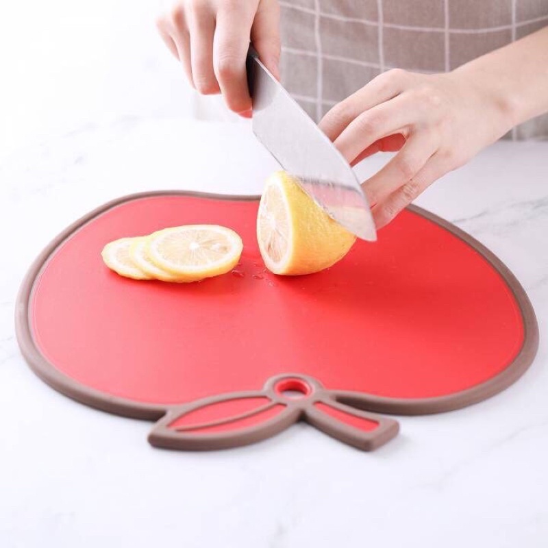 Thớt nhựa kháng khuẩn hình hoa quả  hàng sẵn