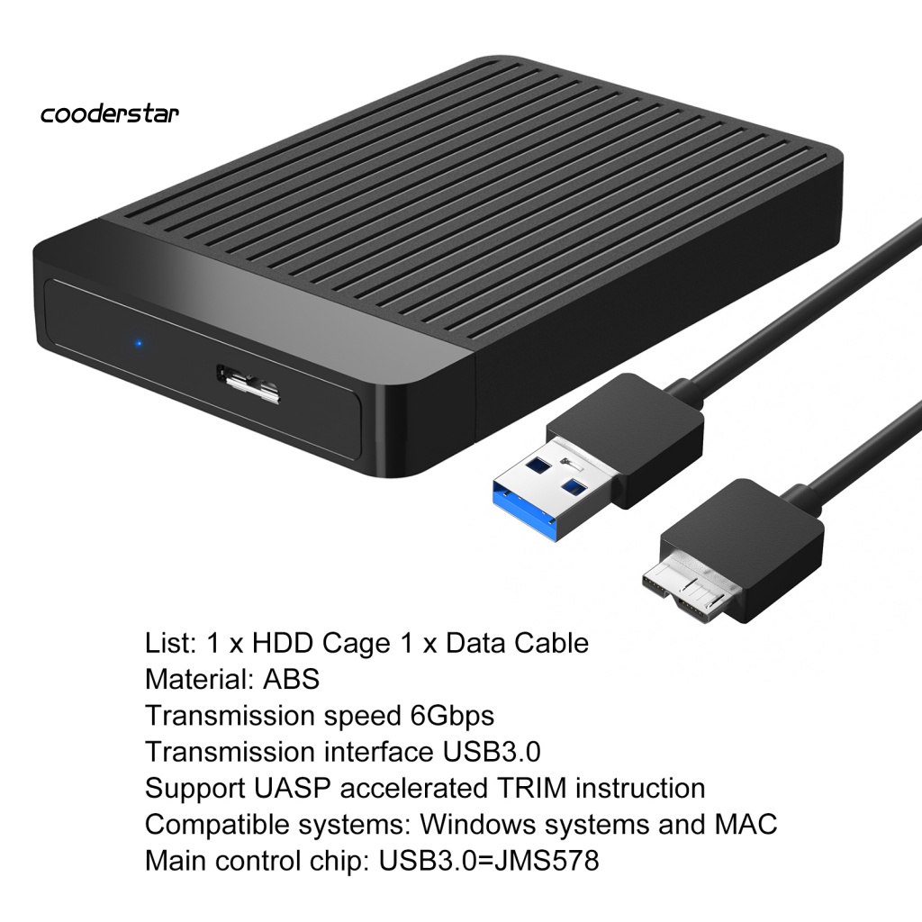 Hộp Đựng Ổ Cứng Ngoài 2.5 Inch USB3.0 SSD