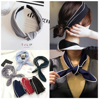 (2 trong 1) Băng đô, Bờm cứng và khăn quàng cổ Ullzang (Có loại bờm cứng và băng đô)