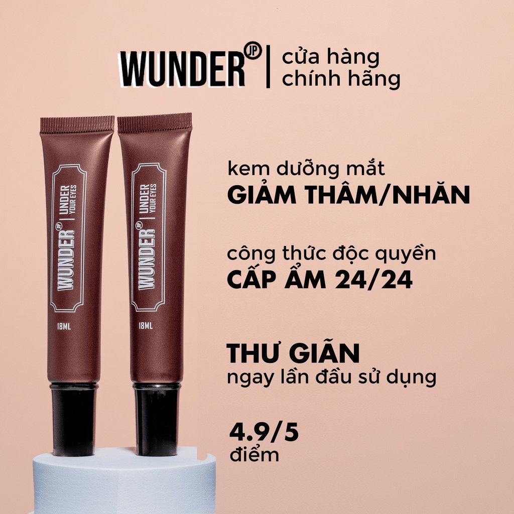 Kem dưỡng Hỗ trơ giảm Thâm mắt Wunder Under Eyes cream