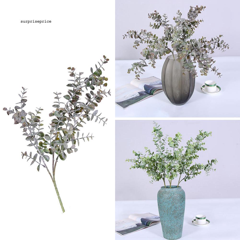 Cây bạch đàn giả 3 nhánh dùng để trang trí nội thất