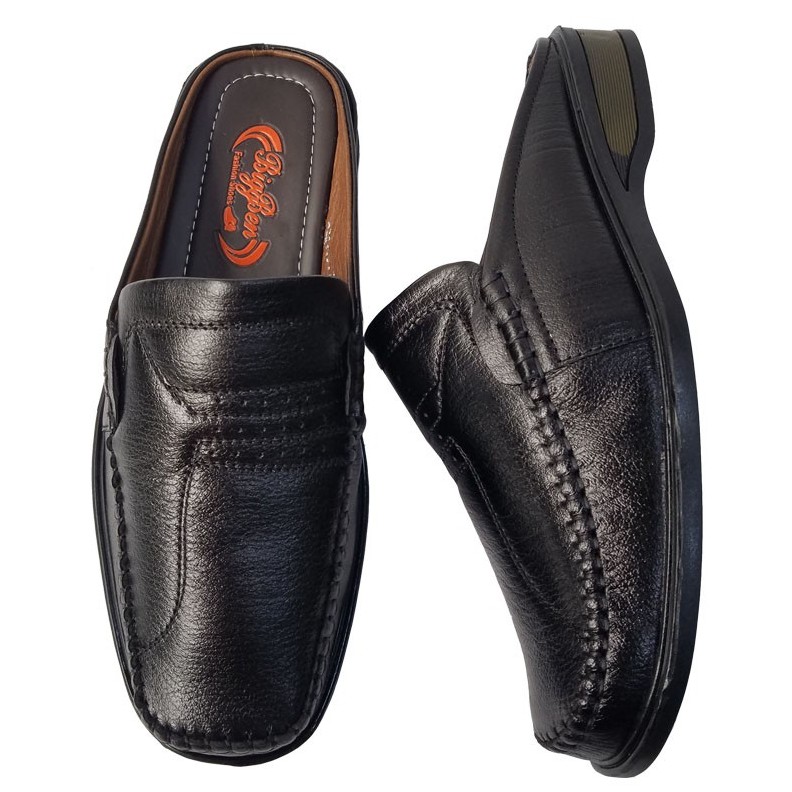 Dép Bít Đầu Nam Da Bò BIGBEN Cao Cấp SB82