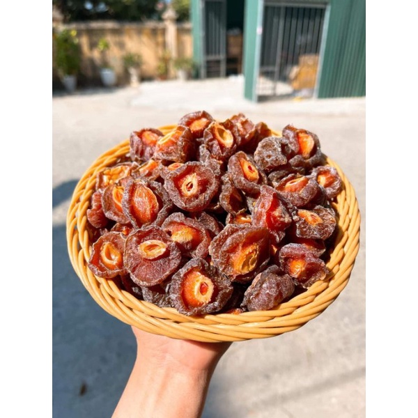 Hũ 500g Mứt Đào Chẻ  💥FREESHIP💥 Chua ngọt giòn ngon