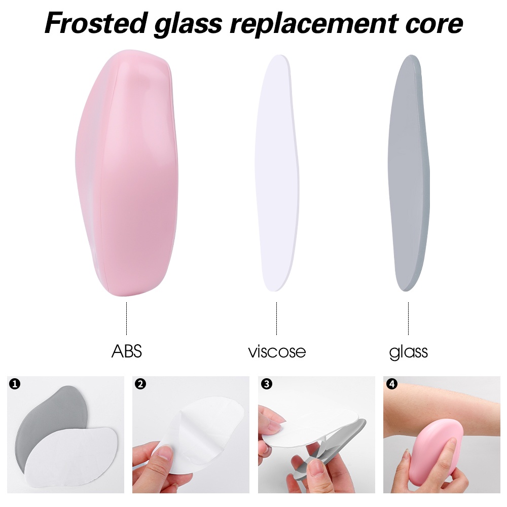 Dụng Cụ Tẩy Lông Mặt Kính Tái Sử Dụng Dễ Vệ Sinh