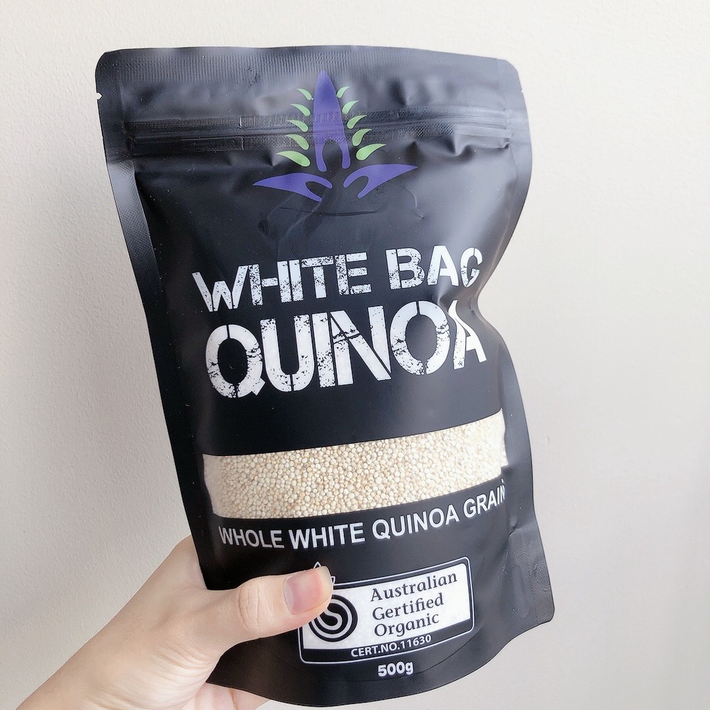 HẠT DIÊM MẠCH QUINOA ÚC WHITE BAG TÚI 500gr