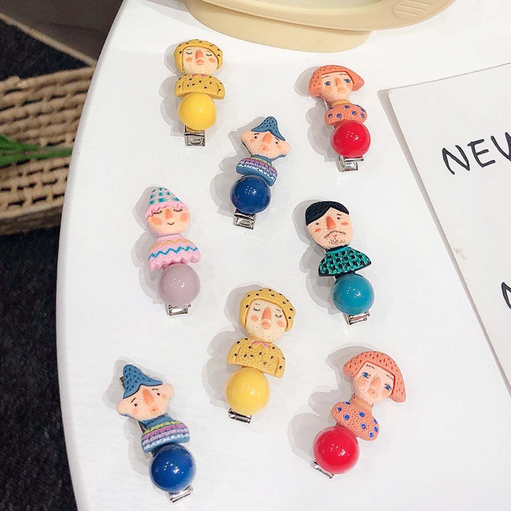 Kẹp Tóc Mái Kiểu Hoạt Hình Dễ Thương Phong Cách Hàn Quốc Cho Nữ
