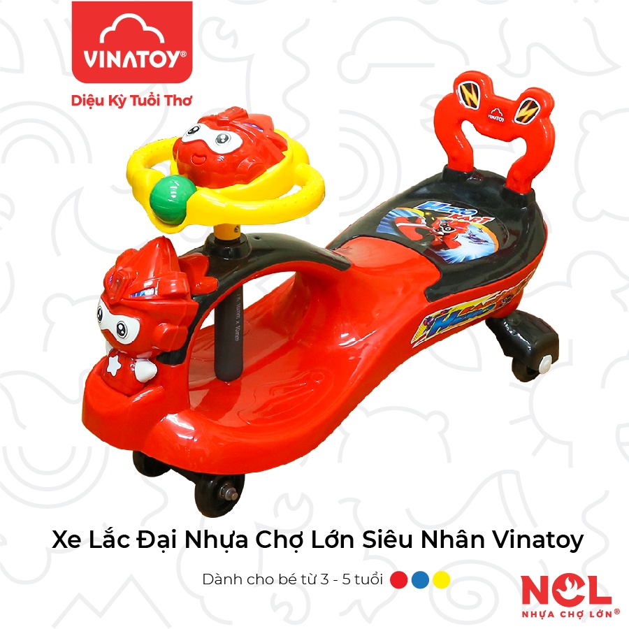 Xe Lắc Đại hình Búp Bê - Siêu Nhân (Có nhạc)