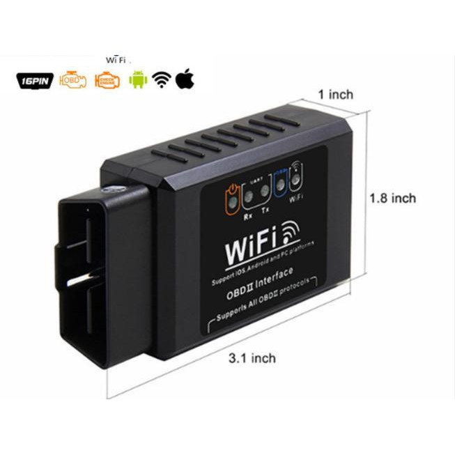 Thiết Bị Chẩn Đoán Lỗi Xe Hơi Elm 327 Wifi V1 5 Obd2 Obdii