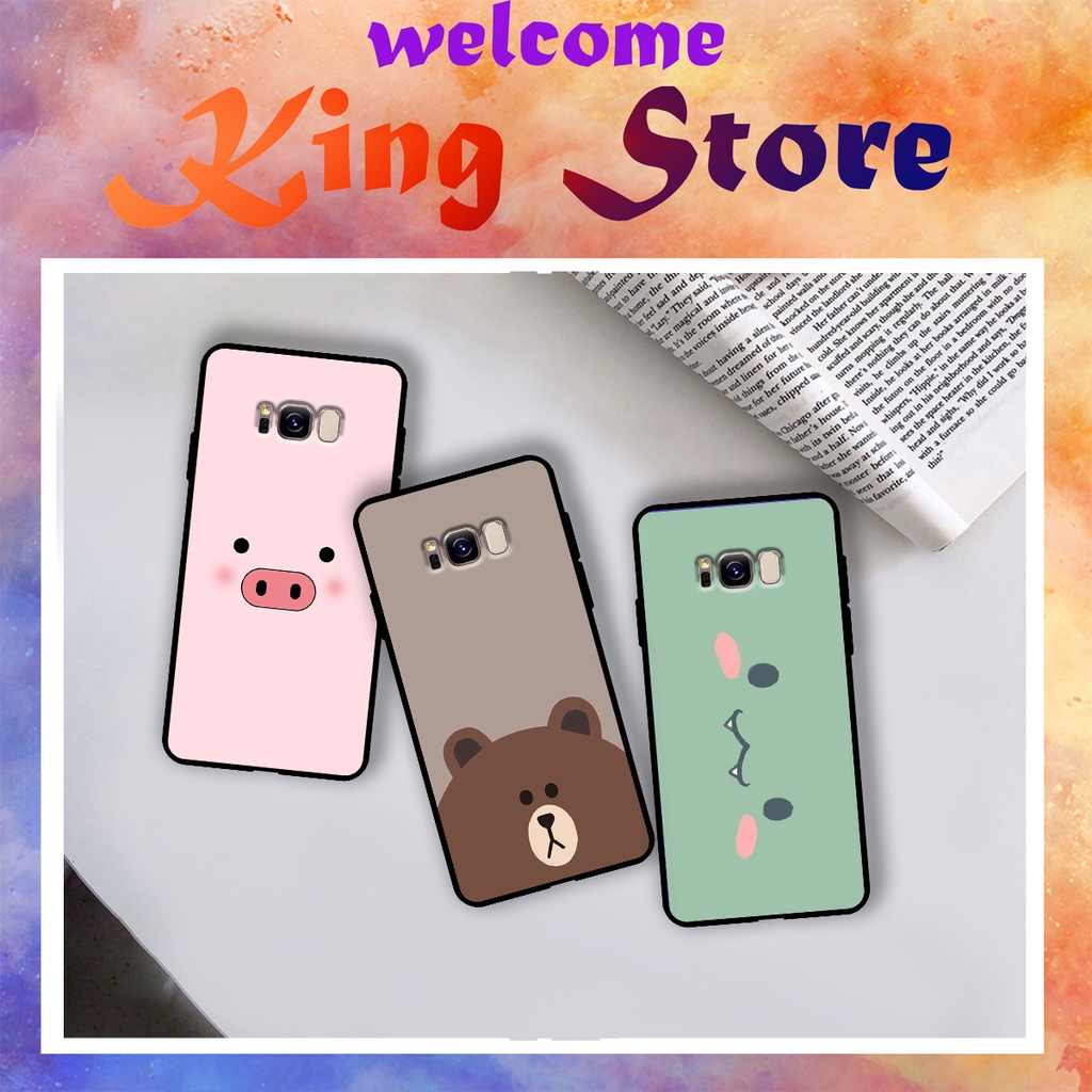 Ốp lưng Samsung  S8/S8 Plus/S9/S9 Plus in hình ngộ nghĩnh, siêu đáng yêu_KINGSTORE.HN_Ốp SS