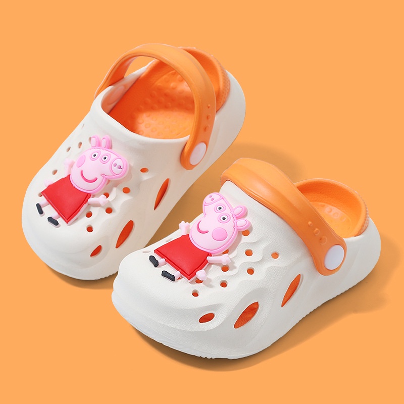 Dép Đi Biển Chống Trượt Hình Heo Peppa Đáng Yêu Cho Trẻ Em 1-6 Tuổi