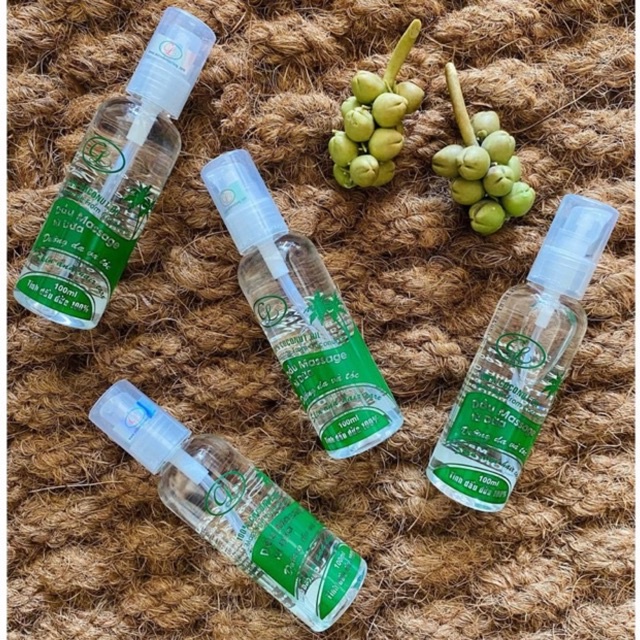 Dầu dừa massage Cửu Long 100ml dưỡng dày và chống rụng tóc