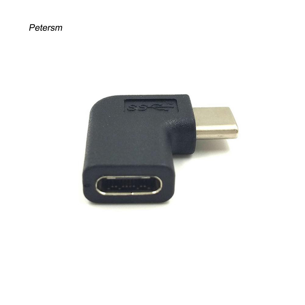 Đầu chuyển đổi Type-C 3.1 90 độ tiện dụng bẻ góc chữ L