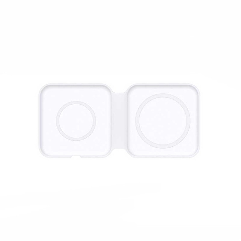 Bộ sạc nam châm không dây 15w 2 trong 1 tiện lợi dễ sử dụng cho airpod iphone12