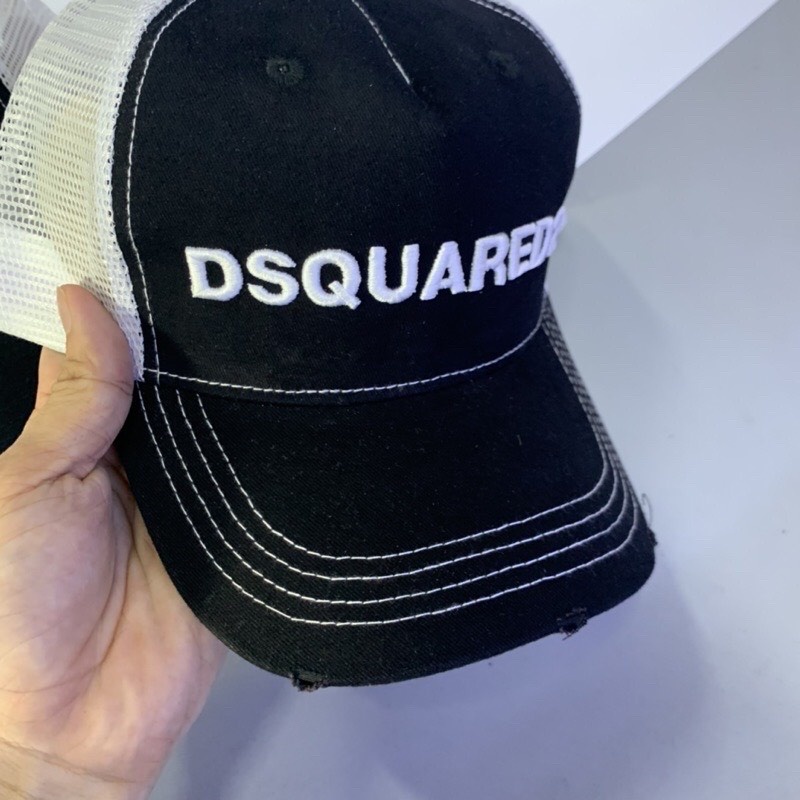 [VIDEO + ẢNH THẬT] ⚡ Mũ Lưỡi Trai Nam Chữ Nổi Gáy Lưới - Nón Lưỡi Trai DSQ - ICON Cao Cấp - Có Tặng Kèm Hộp