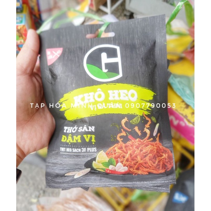 KHÔ HEO GKITCHEN ĐỦ VỊ SẢ THÁI/BƠ TỎI/CHÁY TỎI/TỨ XUYÊN