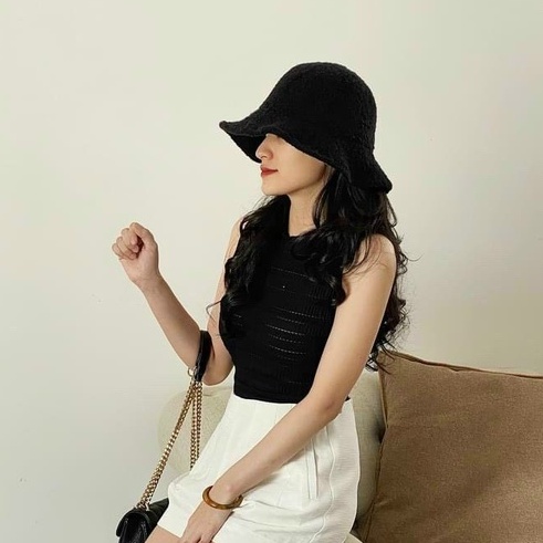 Áo ba lỗ nữ dáng croptop chất xốp mềm co giãn PANOSI - A652