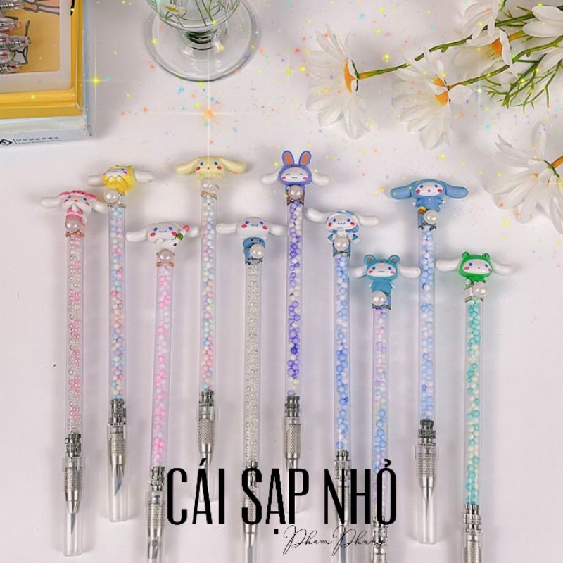 Bút rọc keo washi/ bút unboxing cute thỏ trắng cinnamon