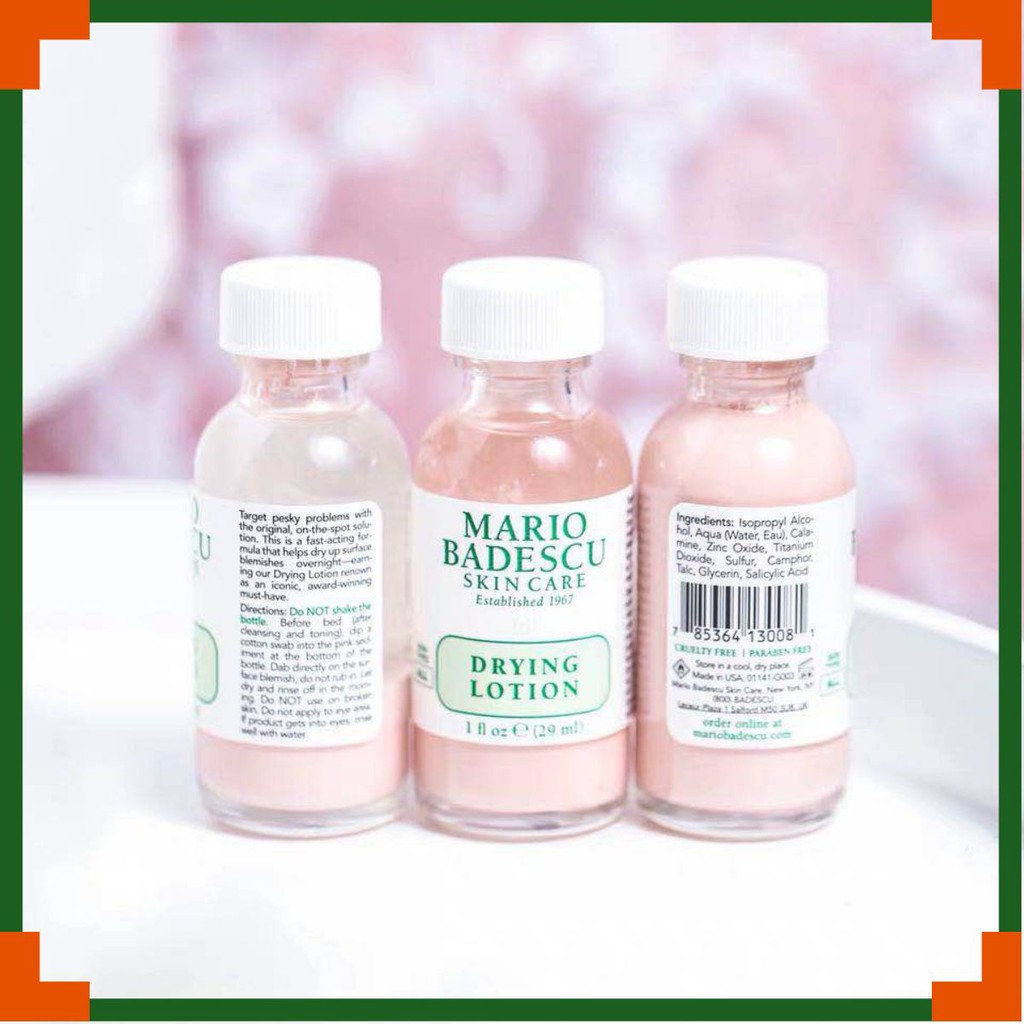 Dung Dịch Chấm Mụn Mario Badescu Drying Lotion 29m; ঌ🅶