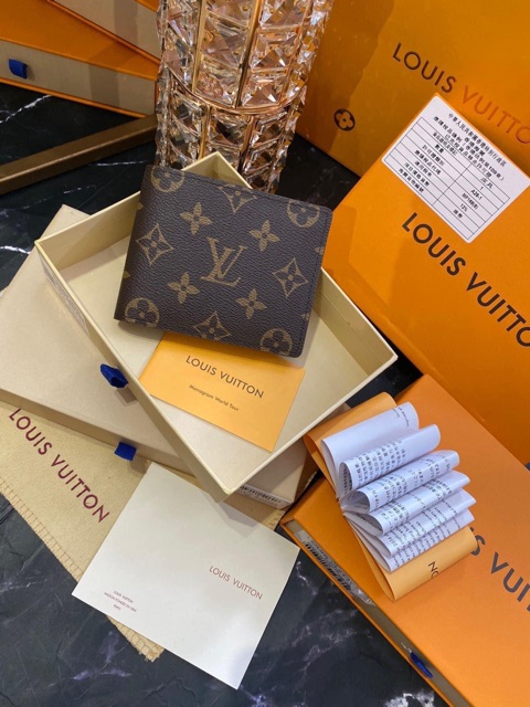 ⚡️FREESHIP⚡️Ví L V_Ví ngắn L V Full mẫu_Ví da L V thời trang 2021