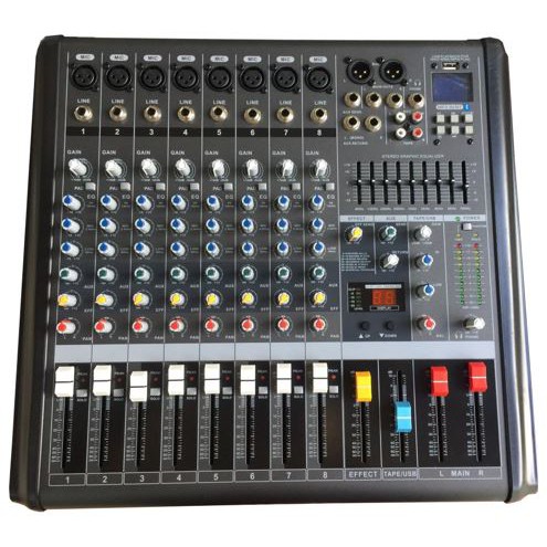 Mixer, Bộ trộn âm thanh 12 line chuyên nghiệp, giá gốc AAV VX-8 Plus